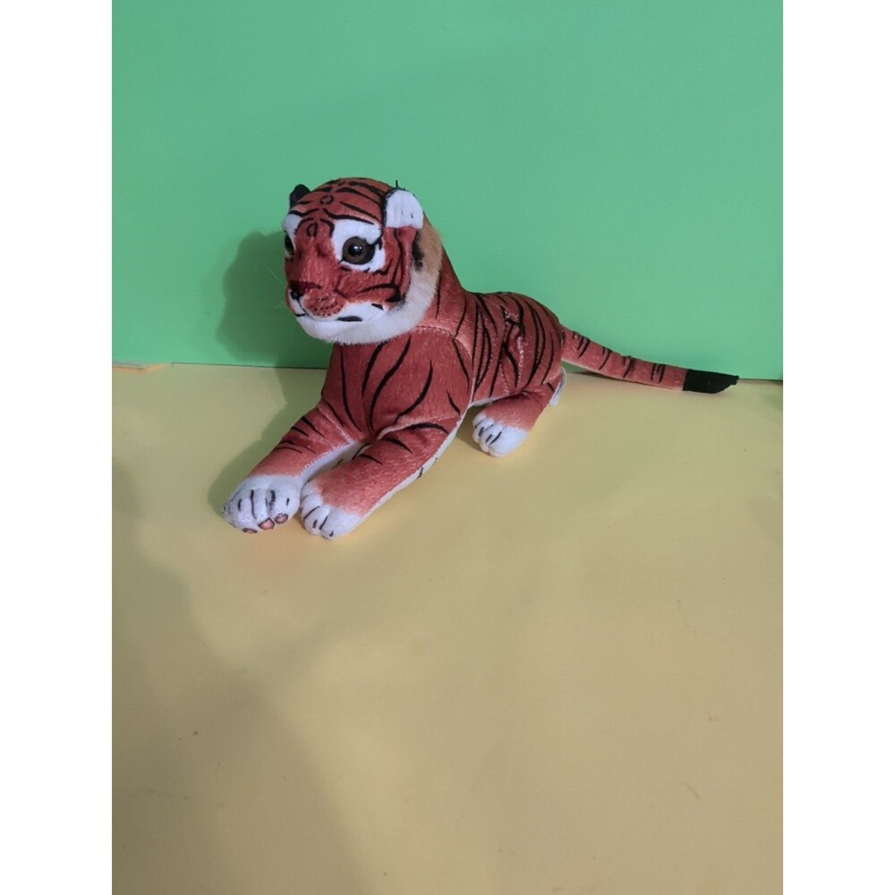 Realistic Stuffed Plush Tiger Goffa Intl Corp 14”